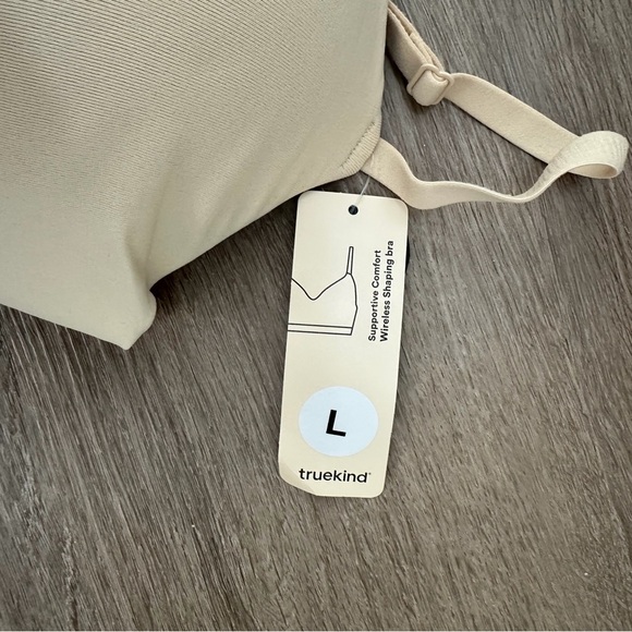 Truekind Supportive Comfort Wireless Shaping Bra Womens Large - Picture 3 of 4